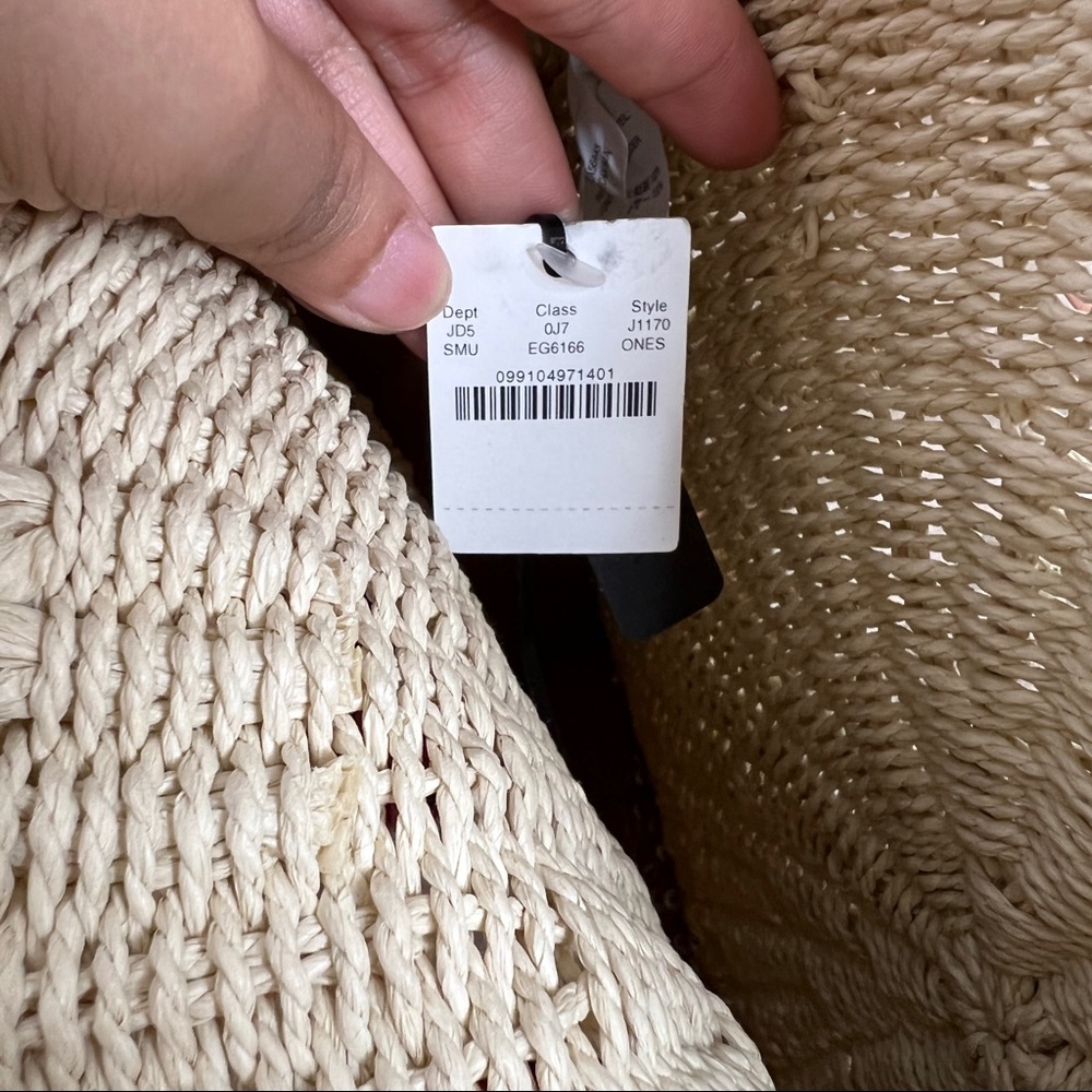 J.Crew Round Straw Crossover Bag NWT - Picture 10 of 12